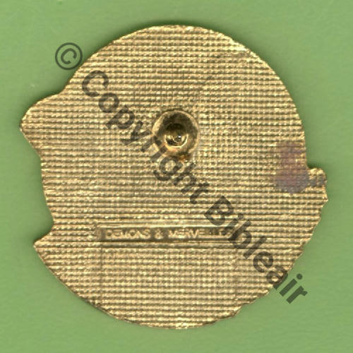 SARAJEVO TRANSIT AIR mandat UN NH  DEMONS ET MERVEILLES Dos quadrille fin 1Attac PINS 28mm Src.Y.GENTY 4Eur12.25 